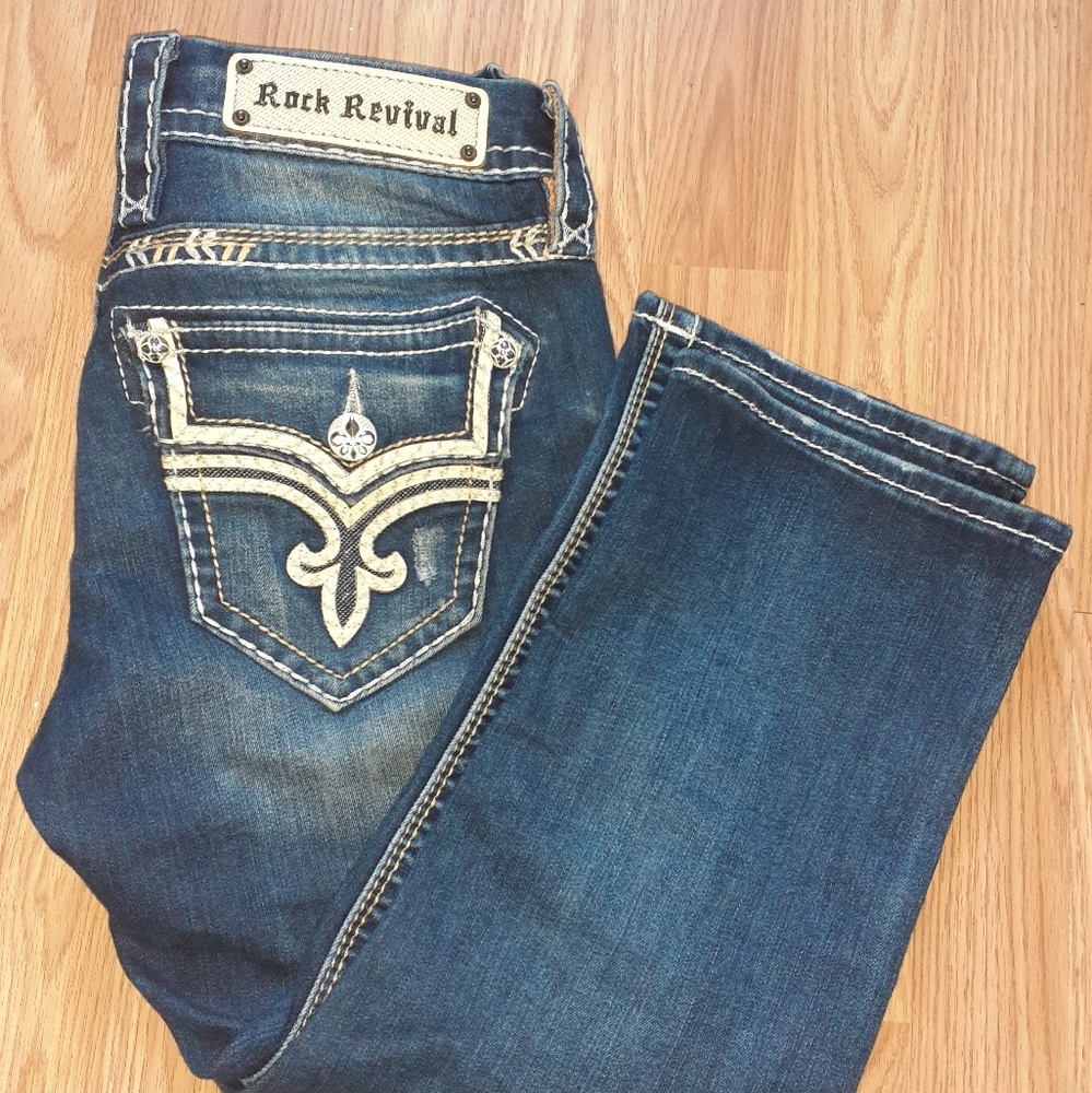 Rock Revival Tibbie Easy Capri